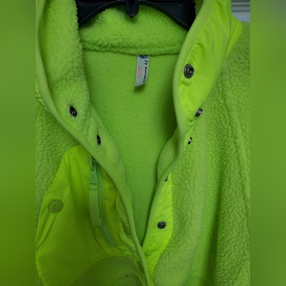 FP Movement Hit The Slopes Fleece Jacket/Neon Yellow - Picture 9 of 11
